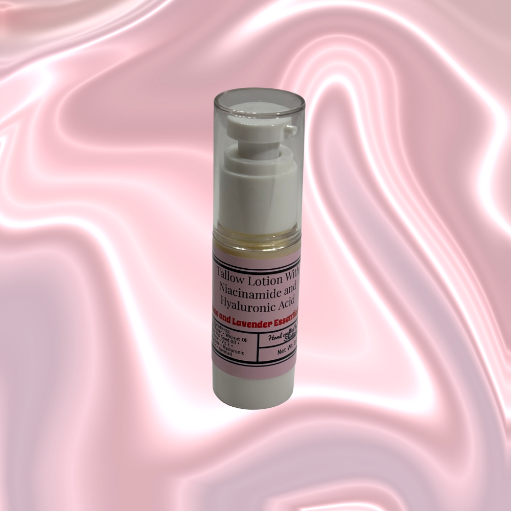 Tallow Niacinamide and Hyaluronic Acid Lotion