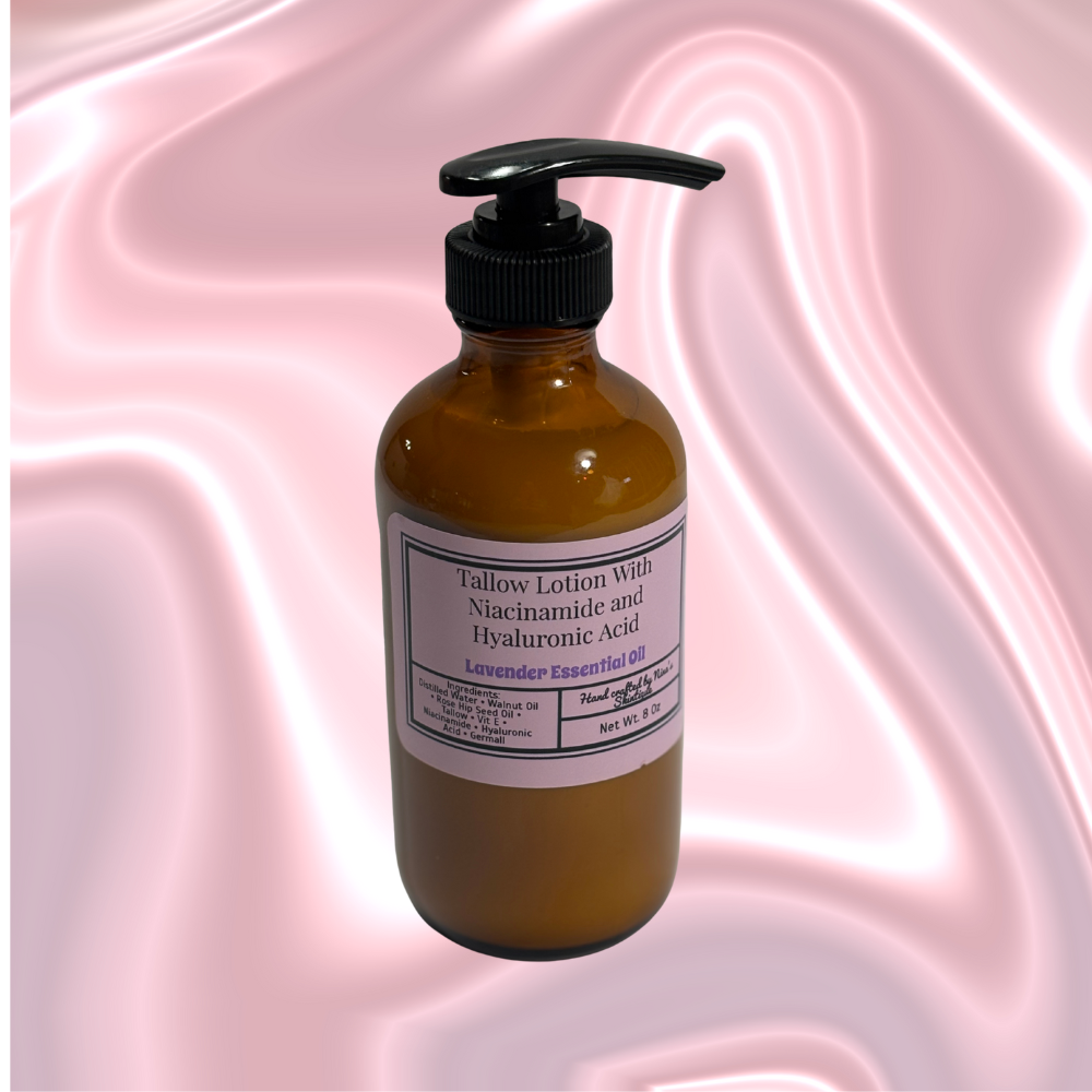 Tallow Niacinamide and Hyaluronic Acid Lotion
