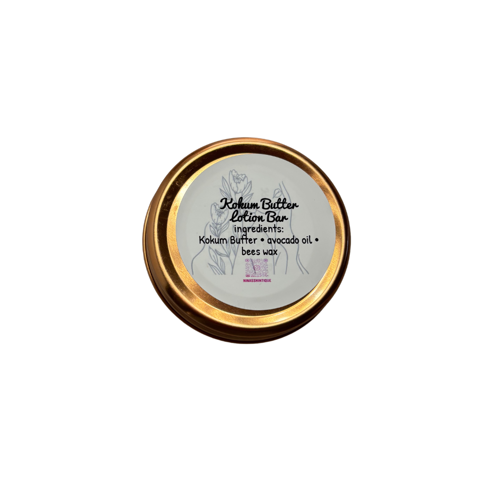 Hello Kitty Kokum Butter Lotion Bar in Rose Gold Decorative Tin Vegan Option