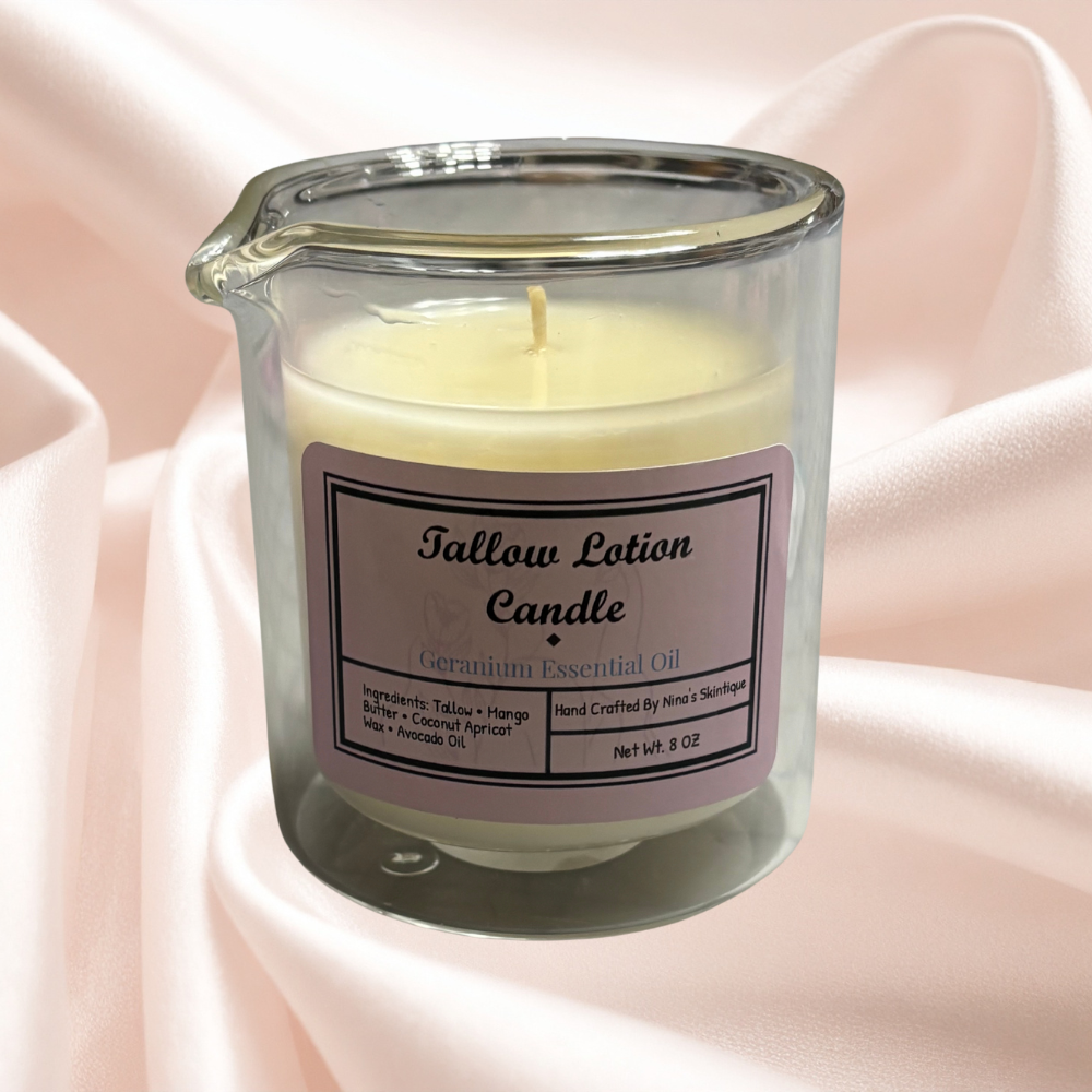 7 OZ Tallow Lotion Candle