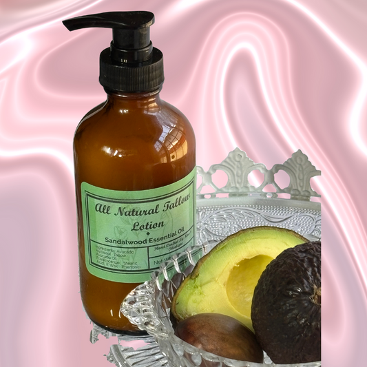 Tallow Lotion w Avocado Hydrosol and Avocado Oil