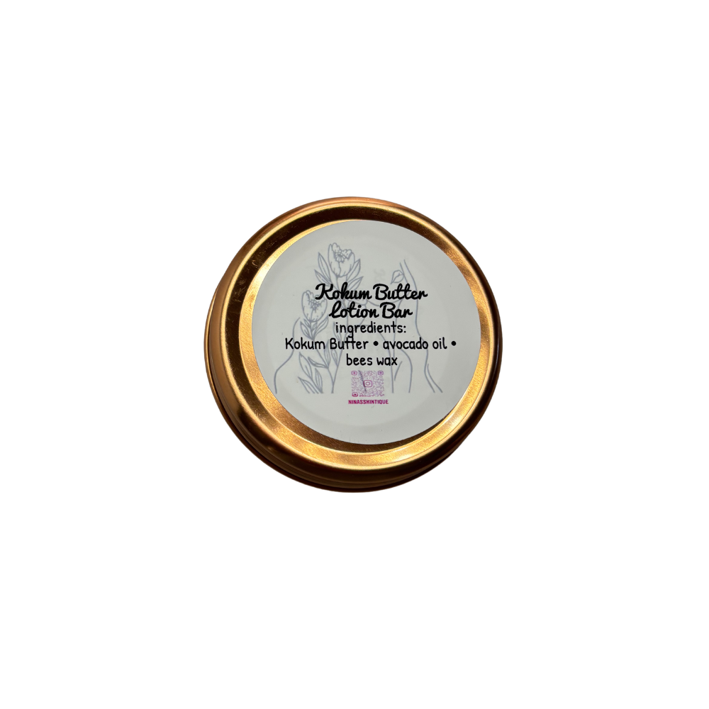 Hello Kitty Kokum Butter Lotion Bar in  Rose Gold Decorative Tin Vegan Option