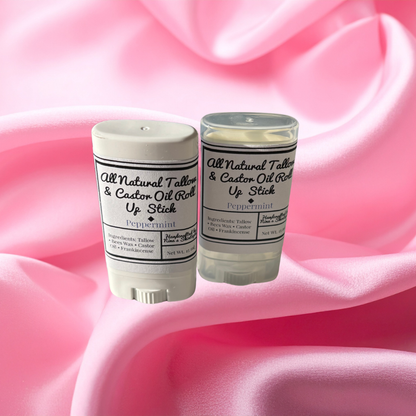 Tallow Chubby Stick w Castor Oil,  Frankincense and Peppermint